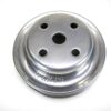10098 Water Pump Pulley, Mustang 5.0, OEM Ford, Silver Ceramic Powder-Coated